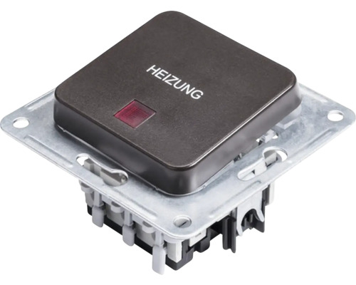 Heizungsschalter mit roter Kontrollleuchte