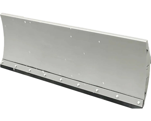 Schneeschild aus Metall mit Gummilippe