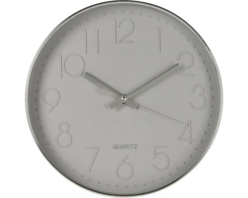 Wanduhr grau Ø 30,5 cm Wanduhr grau Ø 30,5 cm