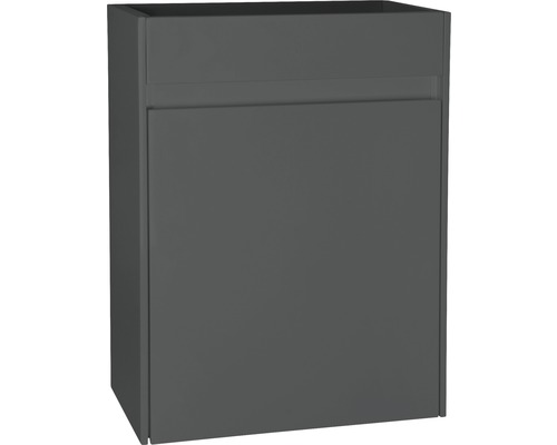 Waschtischunterschrank Differnz HURA L BxHxT 39,5 x 52 cm x 21,5 cm Frontfarbe anthrazit