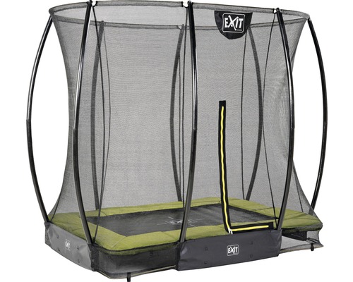 Rechteckiges Gartentrampolin mit Sicherheitsnetz