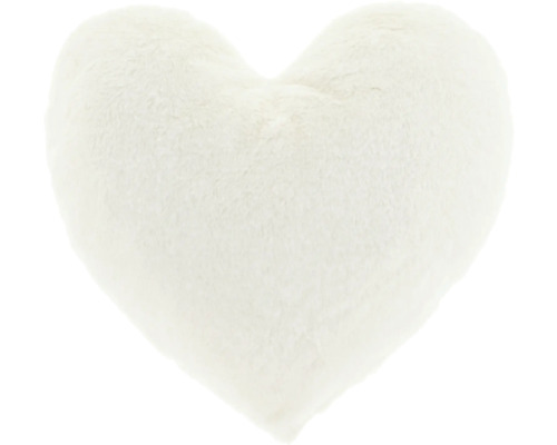Dekokisssen Heart dove white 45x35 cm