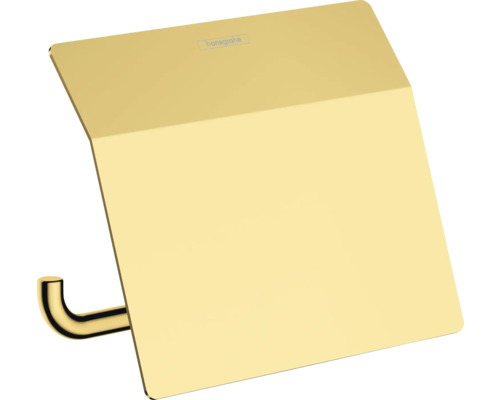 Papierrollenhalter mit Deckel hansgrohe AddStoris gold glänzend 41753990