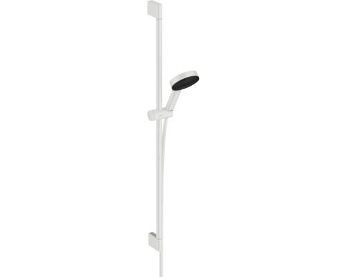 Brausegarnitur hansgrohe Pulsify Select 105 3jet Relaxion weiß matt Brausestangenlänge 959 mm 24170700