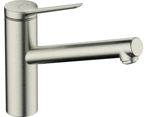 Niederdruckarmatur hansgrohe Zesis M33 edelstahl 74806800 Niederdruckarmatur hansgrohe Zesis M33 edelstahl 74806800