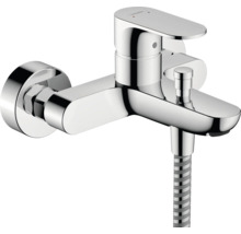 Wannenarmatur mit Brauseschlauch zur Wandmontage