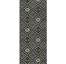 Gemusterter Teppich mit Rautenmuster