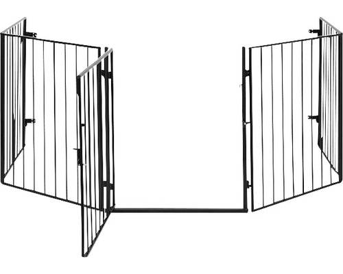 Verstellbares Türschutzgitter aus Metall