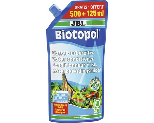 Wasseraufbereiter JBL Biotopol Nachfüllpack 500 + 125 ml JBL Biotopol Wasseraufbereiter Nachfüllpackung