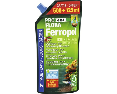 Pflanzendünger JBL Proflora Ferropol Nachfüllpack 500 + 125 ml