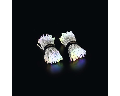 Zwei gebündelte LED-Lichterketten