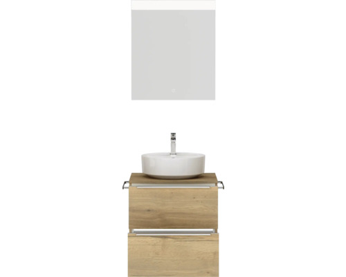 Badezimmer Waschtischkombination mit Spiegel und Unterschrank