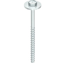 HECO MULTI-MONTI-plus S Betonschraube m. Unterlegscheibe Sechskant Teilgewinde 12x180 mm blau verzinkt 25 Stück