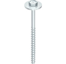 HECO MULTI-MONTI-plus S Betonschraube m. Unterlegscheibe Sechskant Teilgewinde 12x200 mm blau verzinkt 25 Stück
