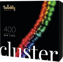 Verpackung einer Cluster Lichterkette mit 400 RGB LEDs