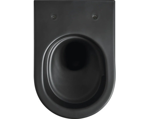 Wand-Tiefspül-WC aus Keramik, Aufsicht