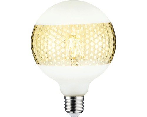 LED Globelampe dimmbar G125 gold/weiß gepunktet E27 4,5W(37W) 420 lm 2500 lm warmweiß