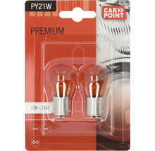 Carpoint Premium Auto Lampen 12V Lampentyp PY21W Pack = 2 St
