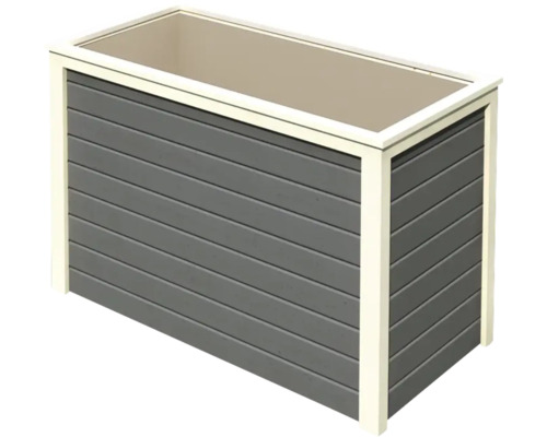 Hochbeet aus Holz mit rechteckiger Form