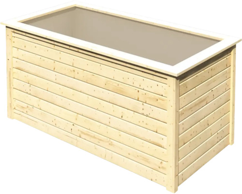 Holzpflanzkasten für den Garten