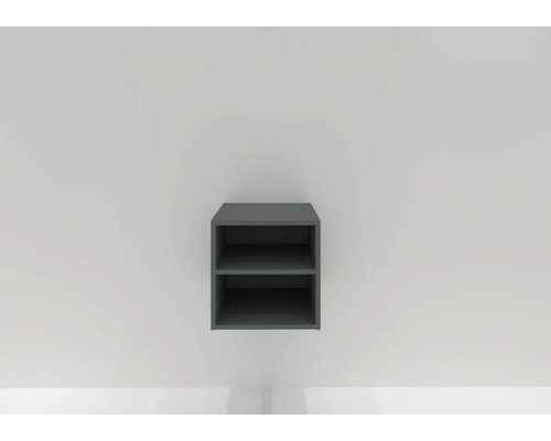 Wandregal mit zwei Fächern zur Aufbewahrung