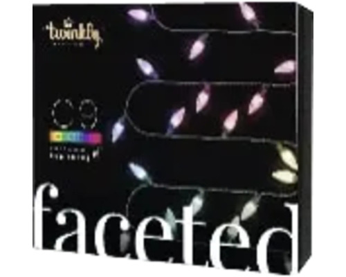 Twinkly Faceted Lichterkette 12 m, IP 44