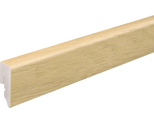 SKANDOR Sockelleiste PVC KU048L Traubeneiche 2400 x 38,5 x 15 mm Sockelleiste mit Holzdekor