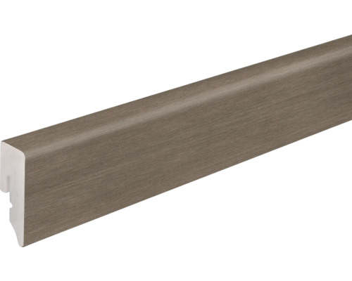 SKANDOR Sockelleiste PVC KU048L Steineiche 2400 x 38,5 x 15 mm Sockelleiste aus Holzwerkstoff