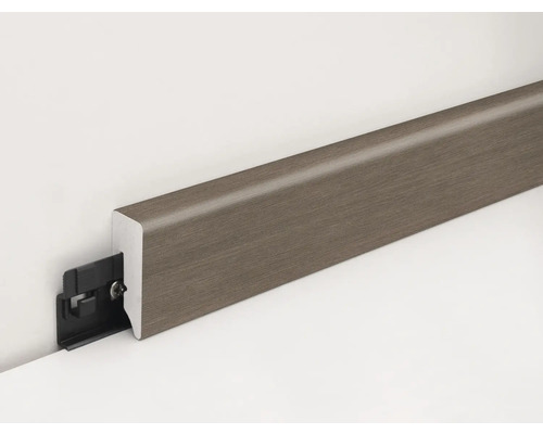 Sockelleiste aus Holz mit Clip-Befestigung