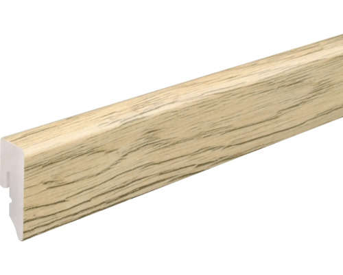 SKANDOR Sockelleiste PVC KU048L Risseiche natur 2400 x 38,5 x 15 mm Sockelleiste mit Holzdekor