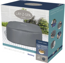 Verpackung einer Lay-Z-Spa Xtras EnergySense Thermo-Abdeckung in der Größe 1,80 Meter mal 1,80 Meter mal 71 Zentimeter von Bestway