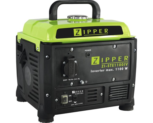 Zipper Stromerzeuger mit einer maximalen Leistung von 1100 Watt.