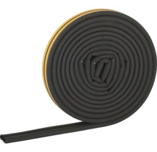 Selbstklebende schwarze Profildichtung 18 x 6 mm Dichtschnur