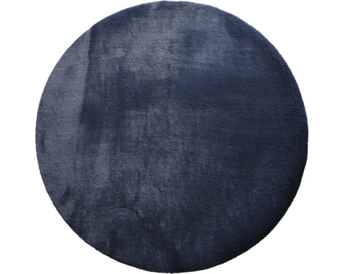 Teppich Romance dunkelblau rund Ø 80 cm-0