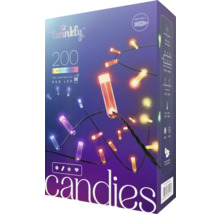 Twinkly Candies Lichterkette mit 200 mehrfarbigen RGB LEDs, App-gesteuert
