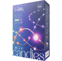 Verpackung der Twinkly Candies Lichterkette mit 100 mehrfarbigen RGB LEDs und App Steuerung