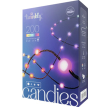 Twinkly Candies Lichterkette mit 200 RGB LEDs, App gesteuert, im Karton