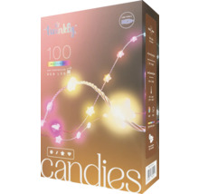 Verpackung der Twinkly Candies Lichterkette mit 100 mehrfarbigen RGB LEDs
