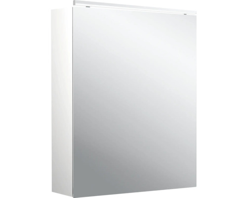 Spiegelschrank Emco Pure 2 60 x 15,3 x 72,9 cm alufarben 1-türig LED IP 20
