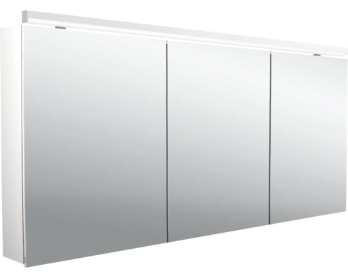 Spiegelschrank Emco Pure 2 160 x 15,3 x 72,9 cm alufarben 3-türig LED IP 20