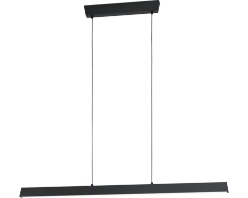 LED Smart Light Pendelleuchte 35W 4200 lm CCT einstellbare weißtöne + RGB Farbwechsel HxB 111x122 cm schwarz - Kompatibel mit SMART HOME by hornbach Schwarze Hängeleuchte mit LED-Leuchtmittel