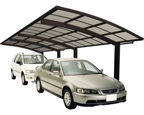 Doppelcarport mit zwei Autos