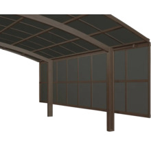 Carport mit Stahlrahmen und Dach