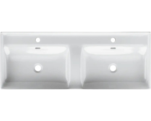 Doppelwaschtisch aus Sanitärkeramik