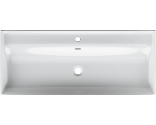 Rechteckige Badewanne aus Sanitäracryl mit Überlauf und Ablaufgarnitur