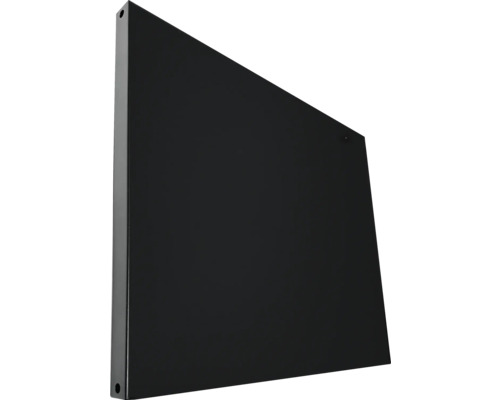 Schwarze Heizkörperverkleidung