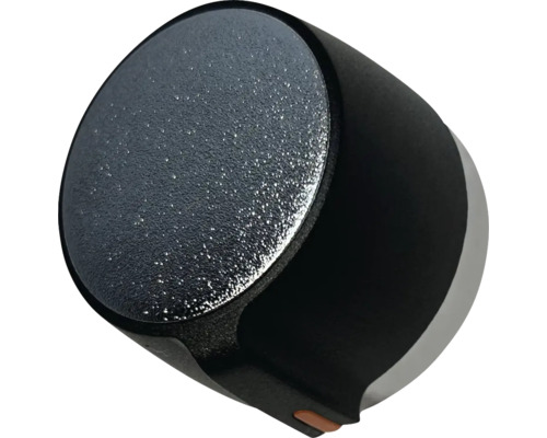 Drehknopf aus Metall und Kunststoff