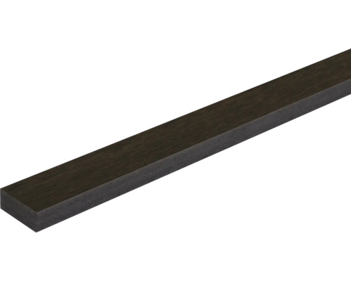 Wandleiste Eiche geräuchert Furnier 2400 x 25 x 10 mm Holzlatte