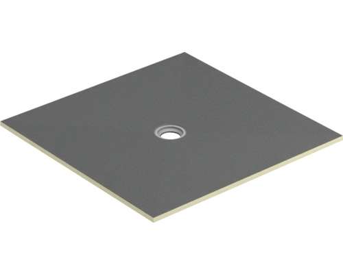 Swisspor Befliesbares Duschelement swissporBOARD Doccia Piato 90 x 90 x 2 cm 300067 Quadratische Duschwanne mit Ablauf