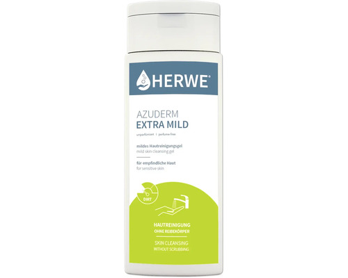 Hautreinigungsgel Herwe Azuderm extra mild parfümfrei 250 ml